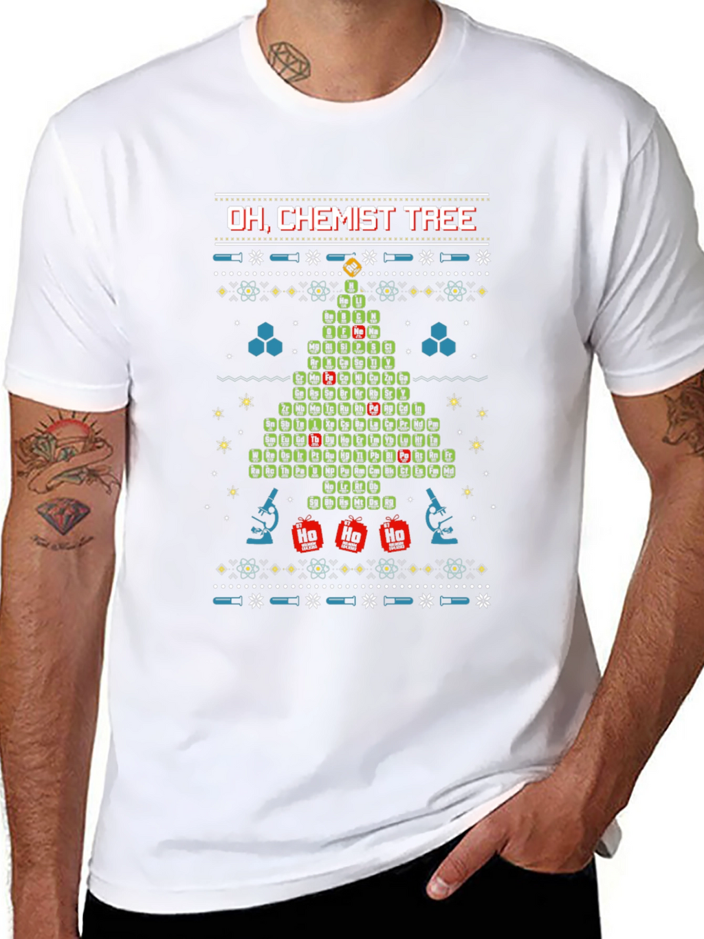 Oh Chemist Tree T-Shirt - Science Holiday Tee