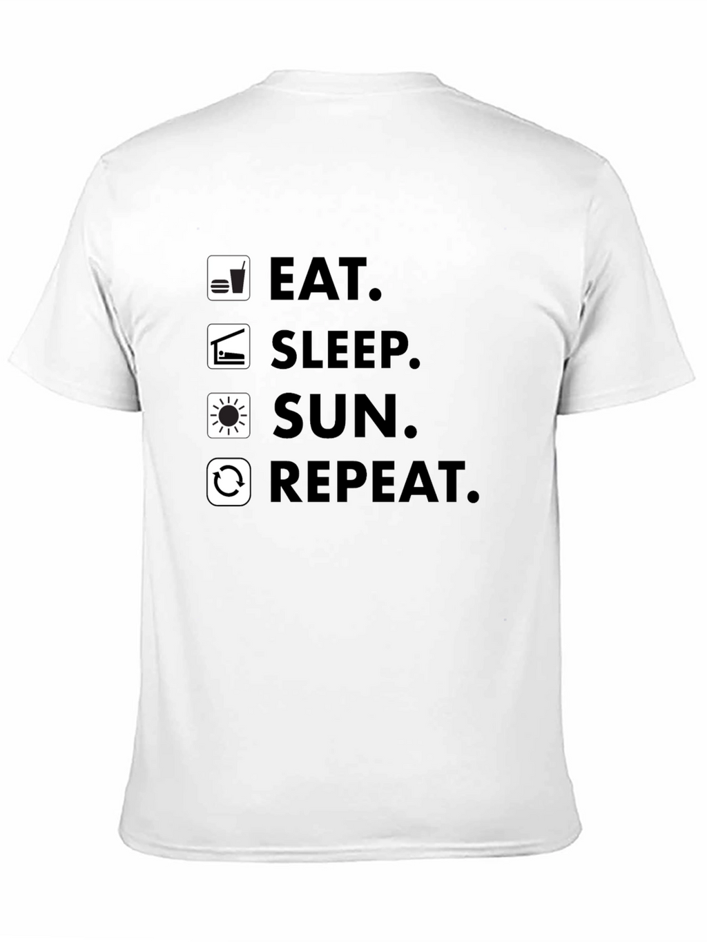 Eat Sleep Sun Repeat - Graphic T-Shirt