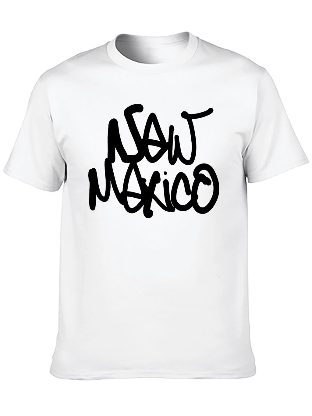 New Mexico Black Graphic Tee - Casual Style
