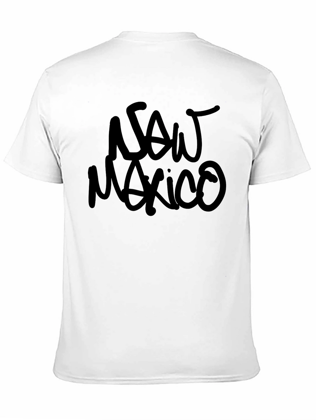 New Mexico Black Graphic Tee - Casual Style