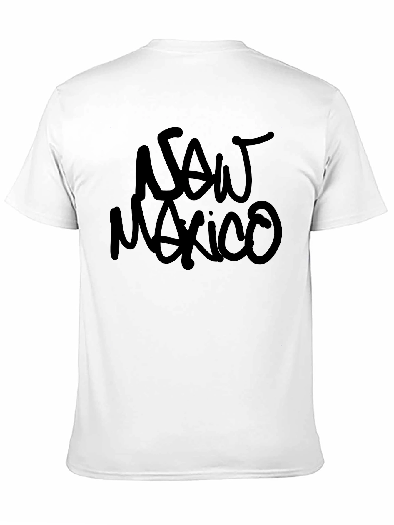 New Mexico Black Graphic Tee - Casual Style