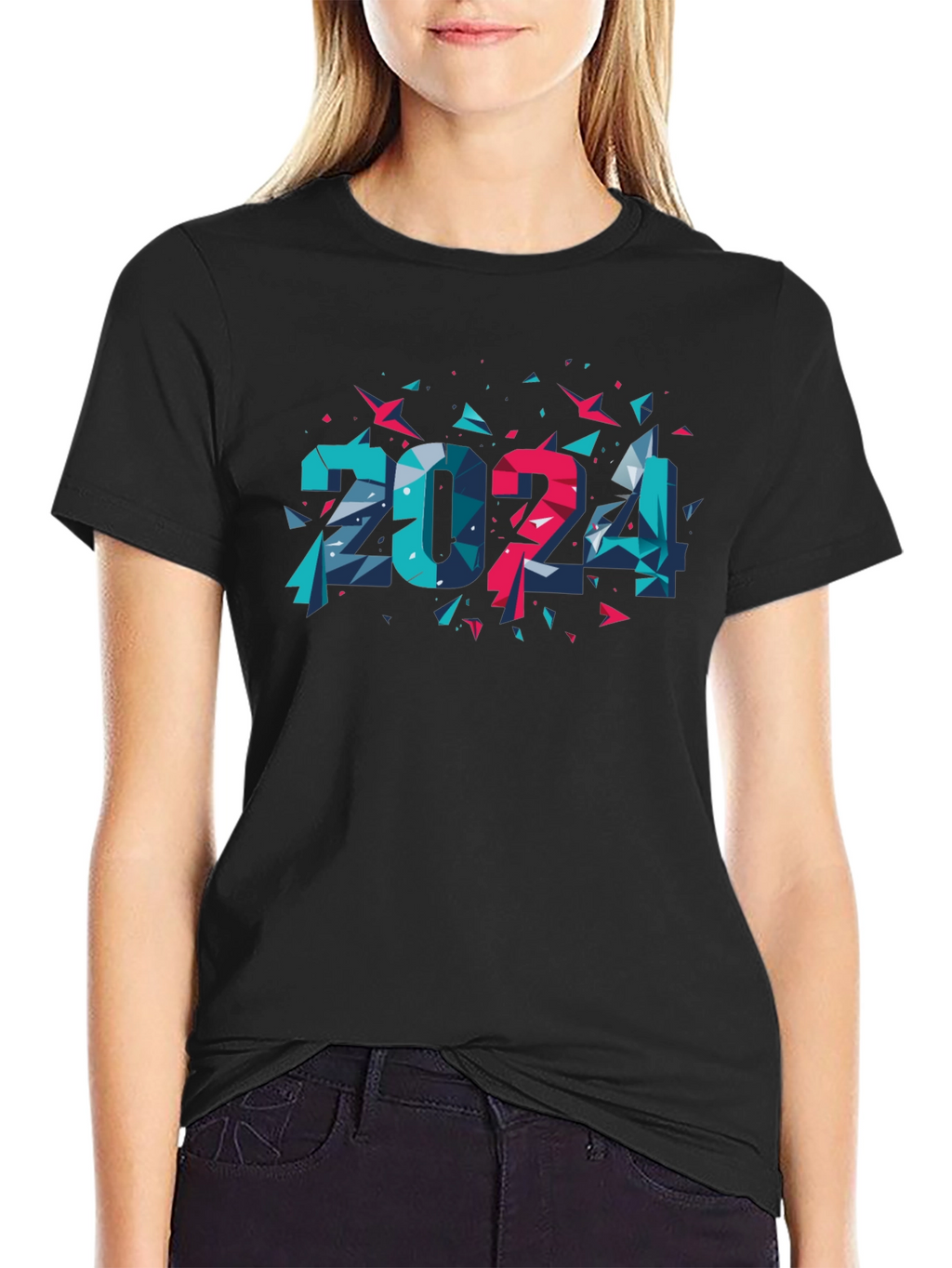 2024 Geometric Tee - Modern Graphic Design