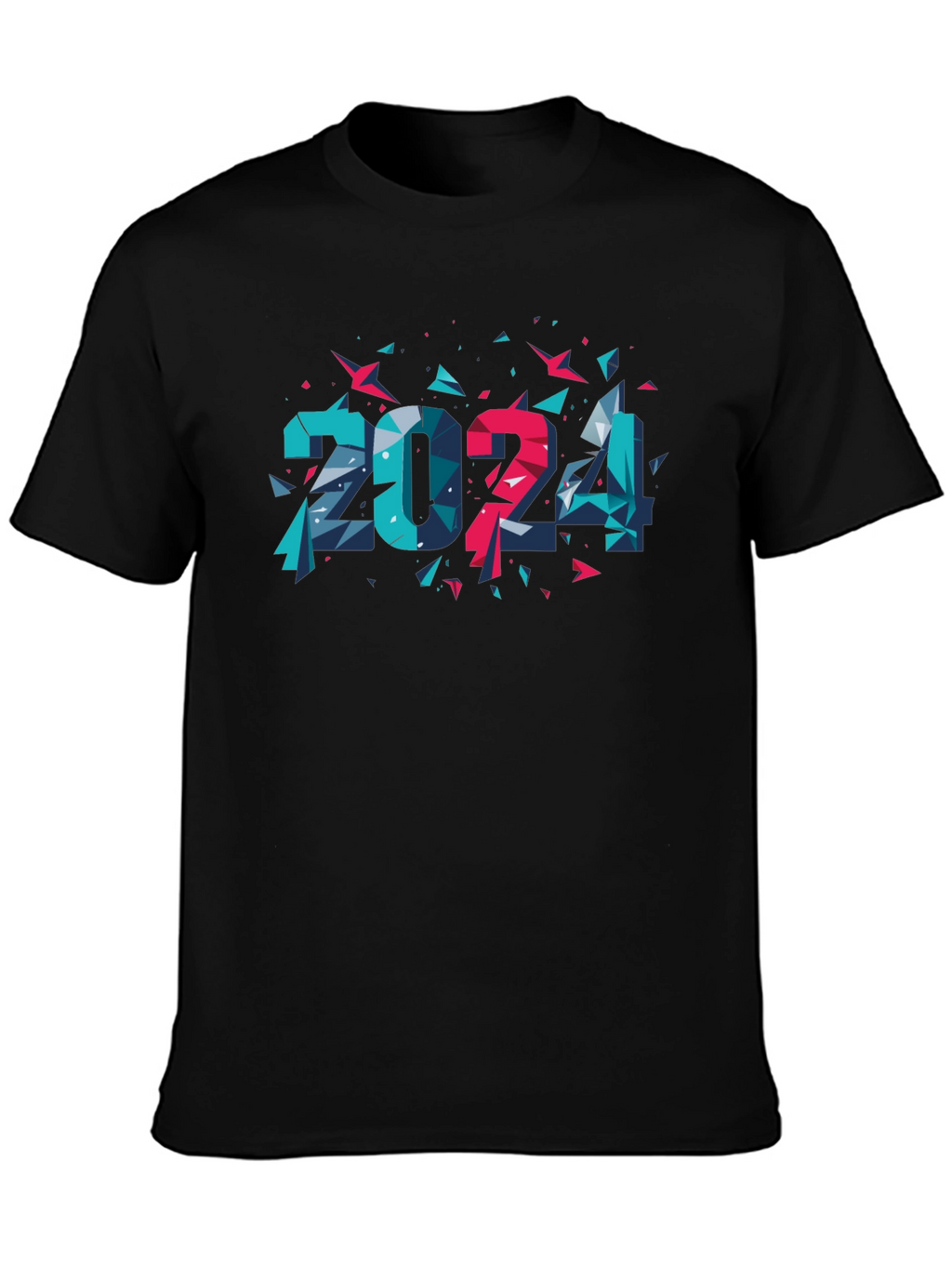 2024 Geometric Tee - Modern Graphic Design