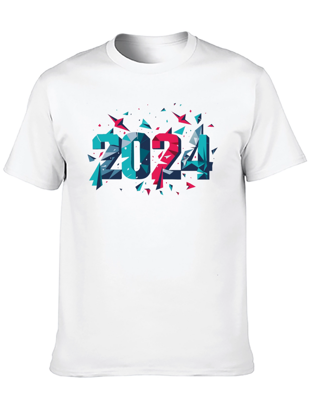 2024 Geometric Tee - Modern Graphic Design