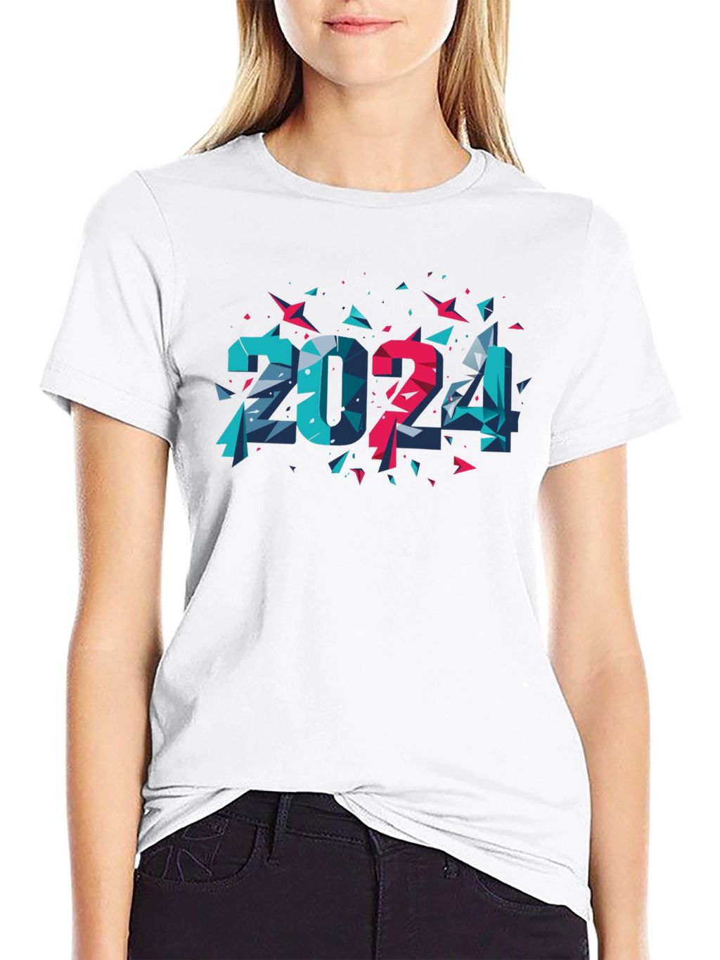 2024 Geometric Tee - Modern Graphic Design