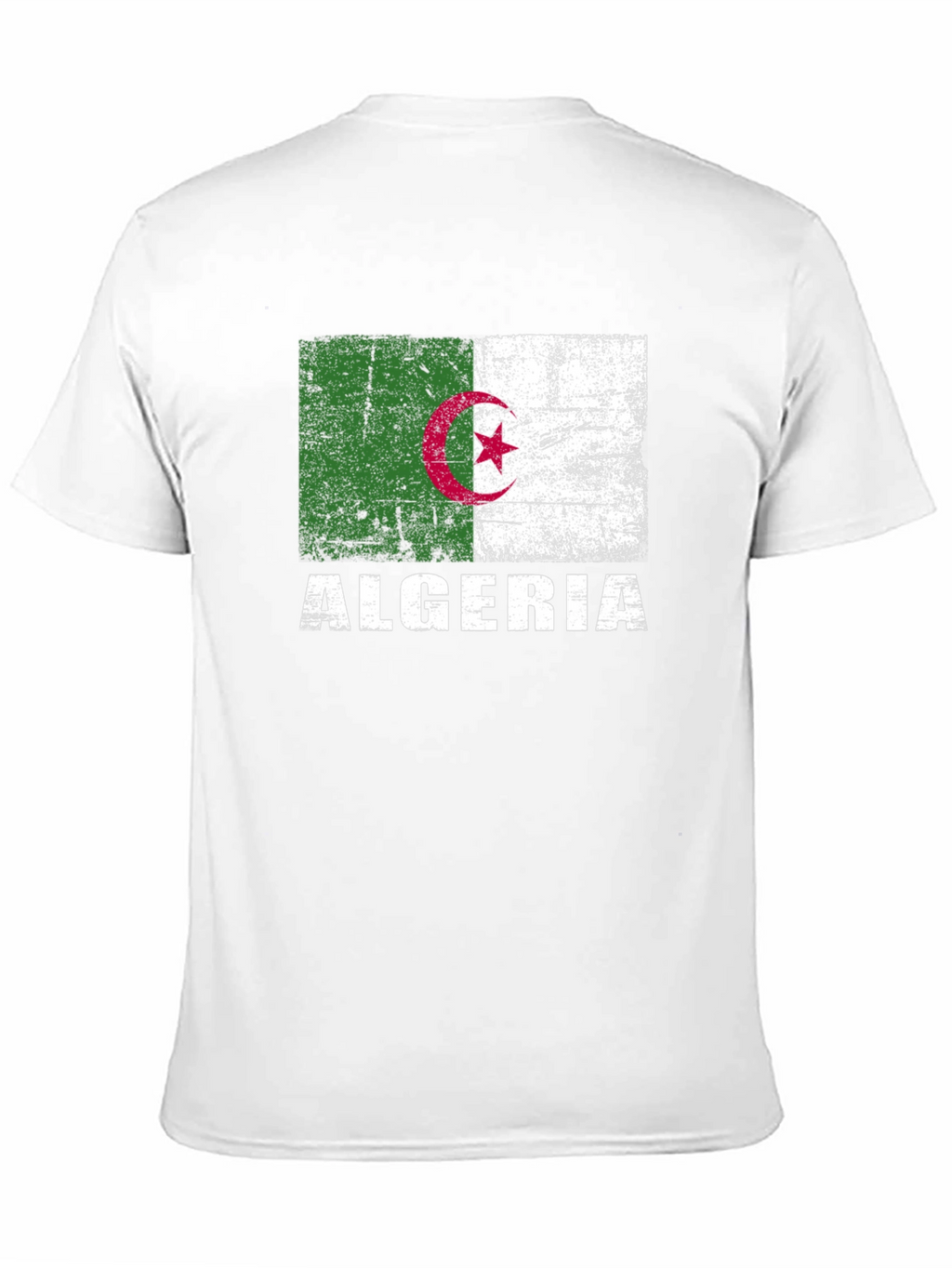 Algeria Flag T-Shirt - Distressed Algerian Pride