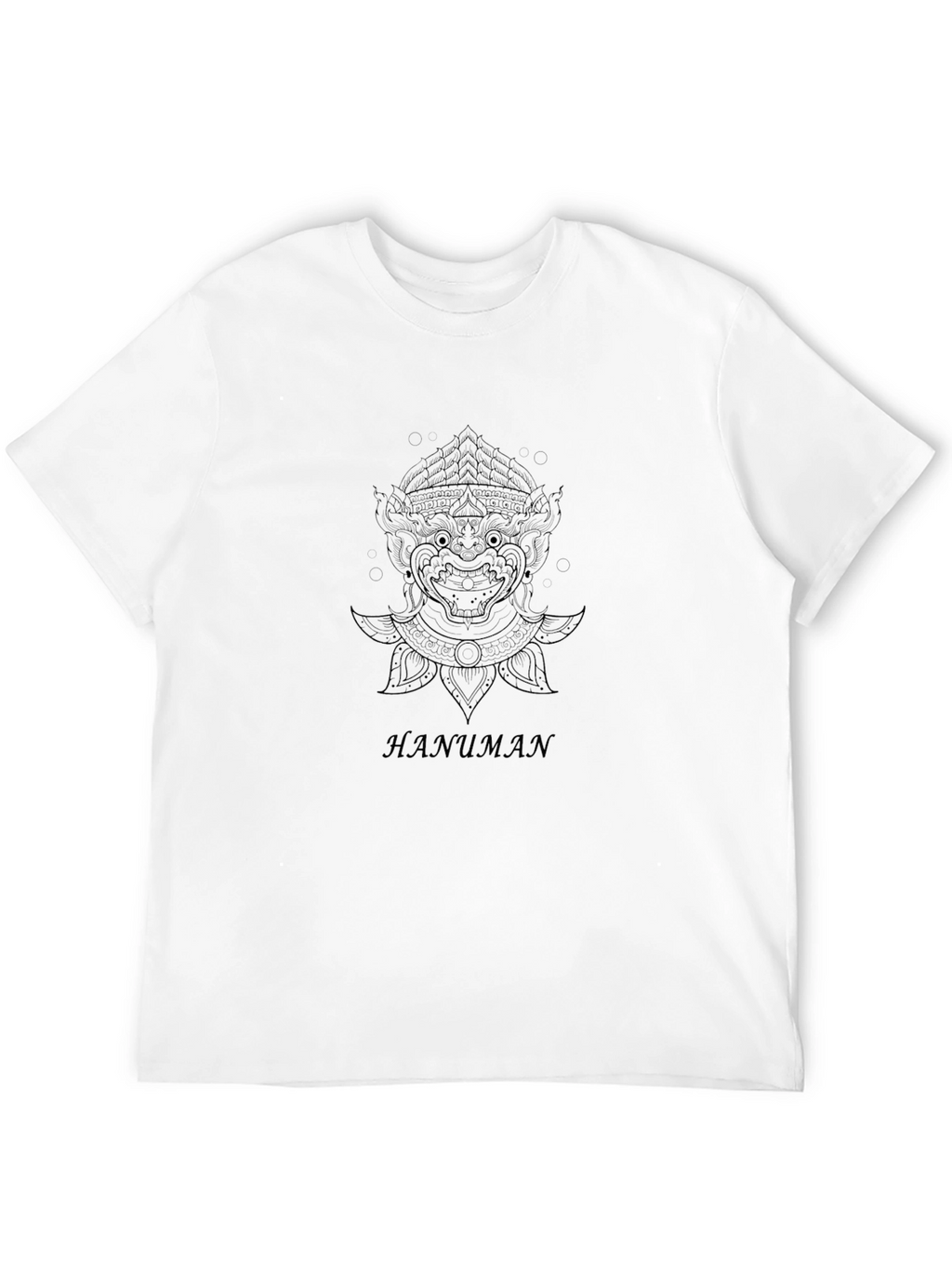 Hanuman Graphic Black T-Shirt