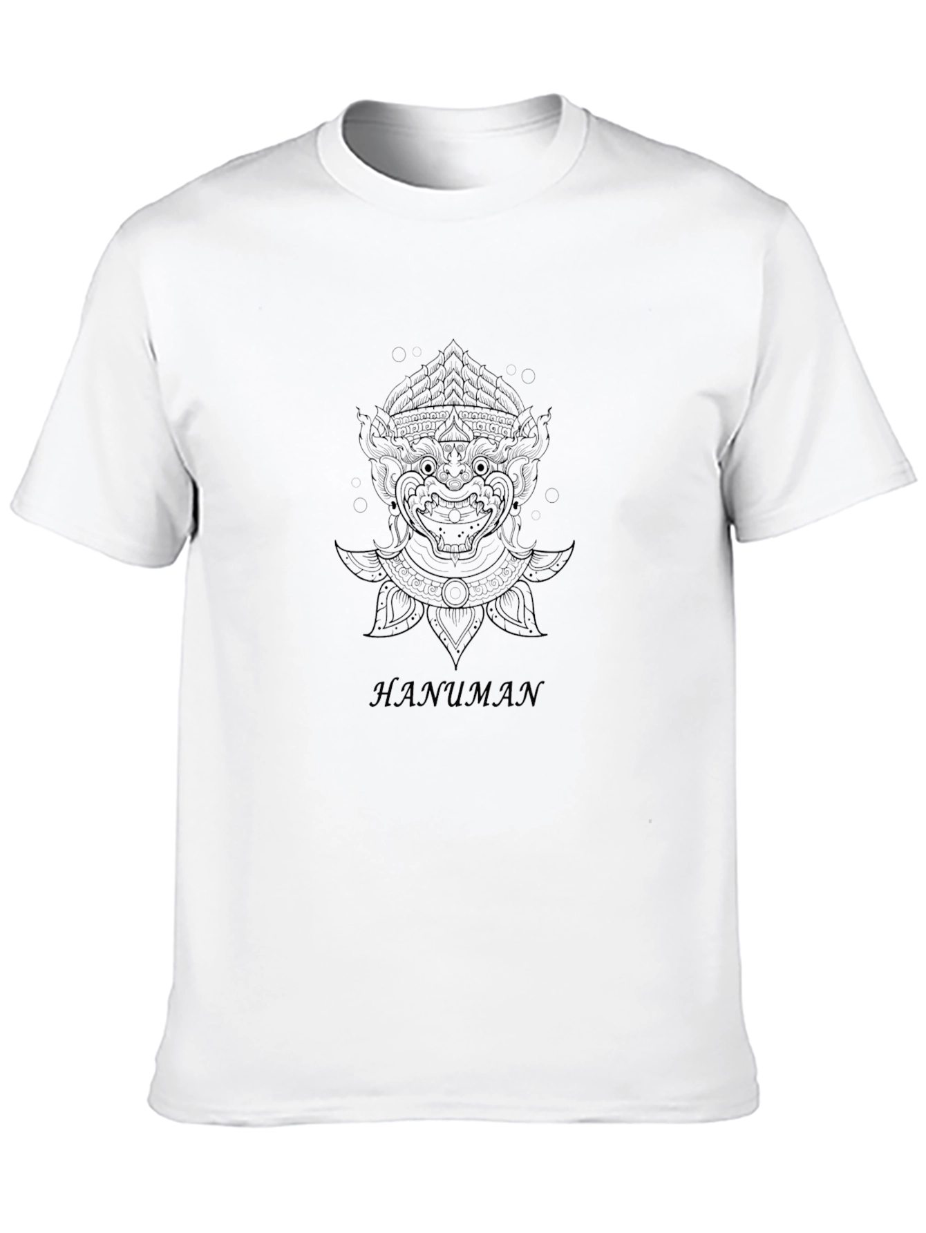 Hanuman Graphic Black T-Shirt