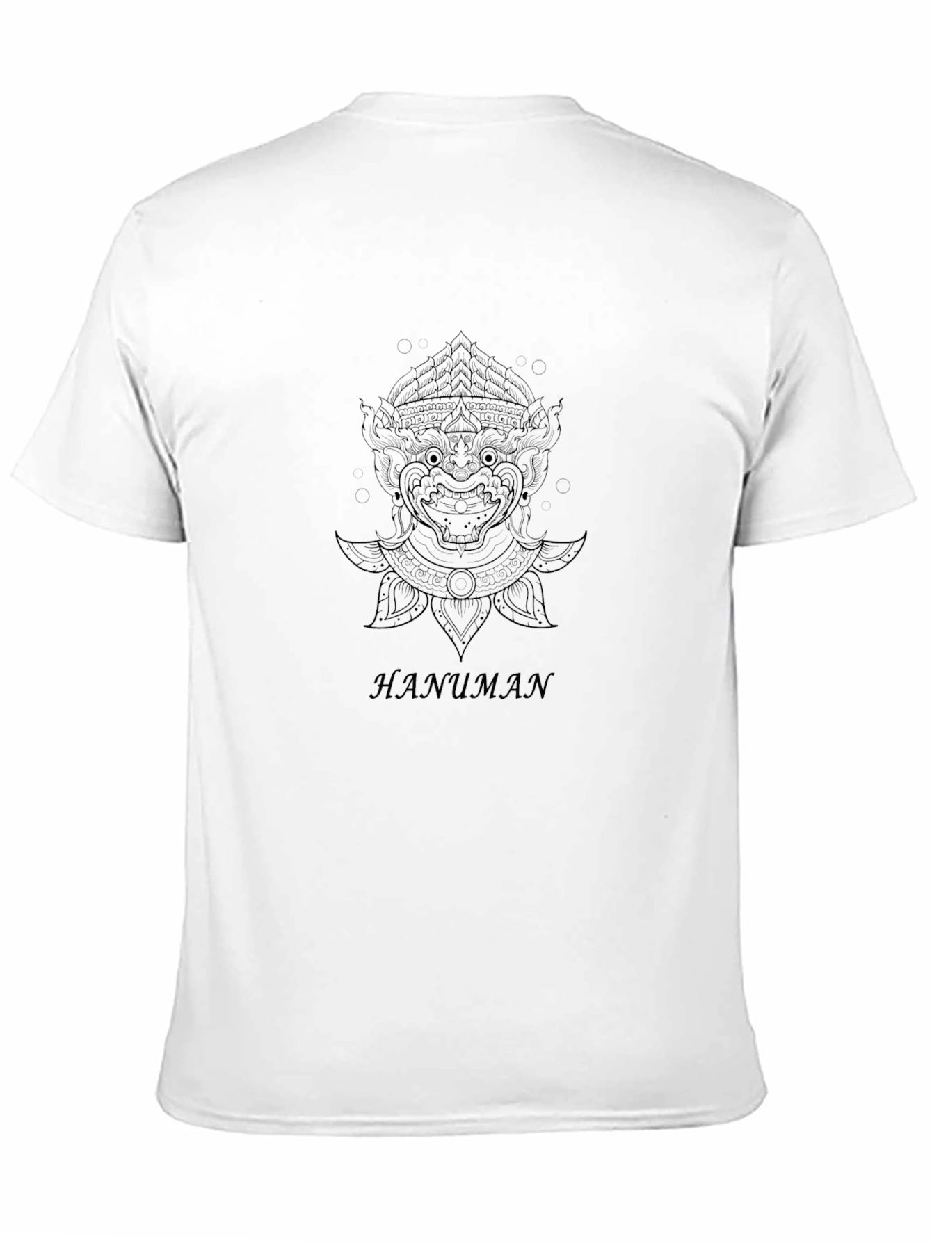 Hanuman Graphic Black T-Shirt