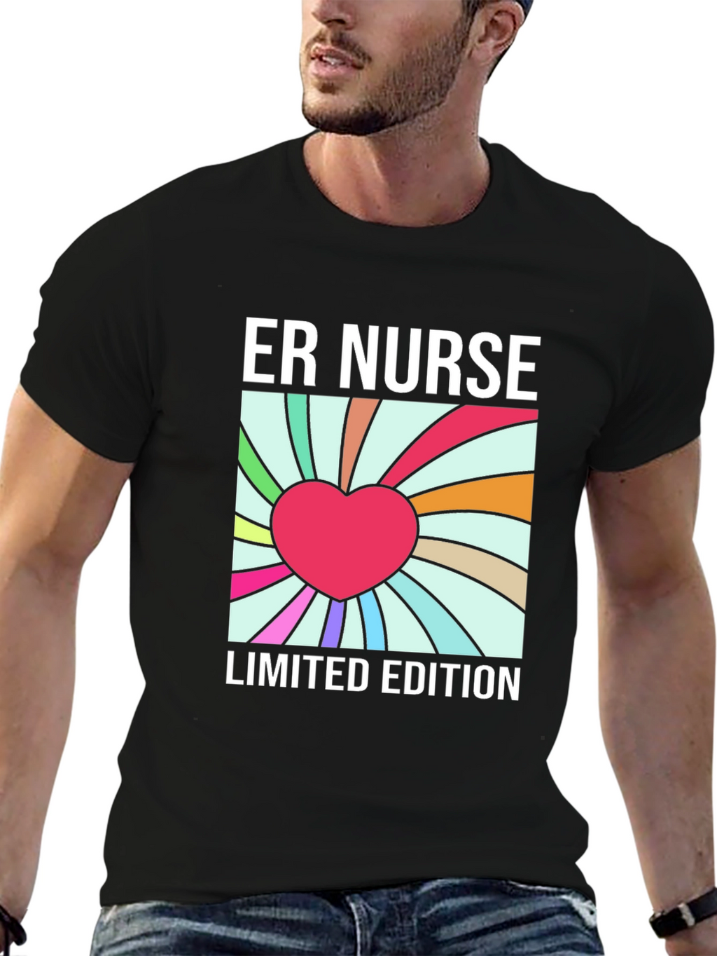 ER Nurse Limited Edition Heart T-Shirt