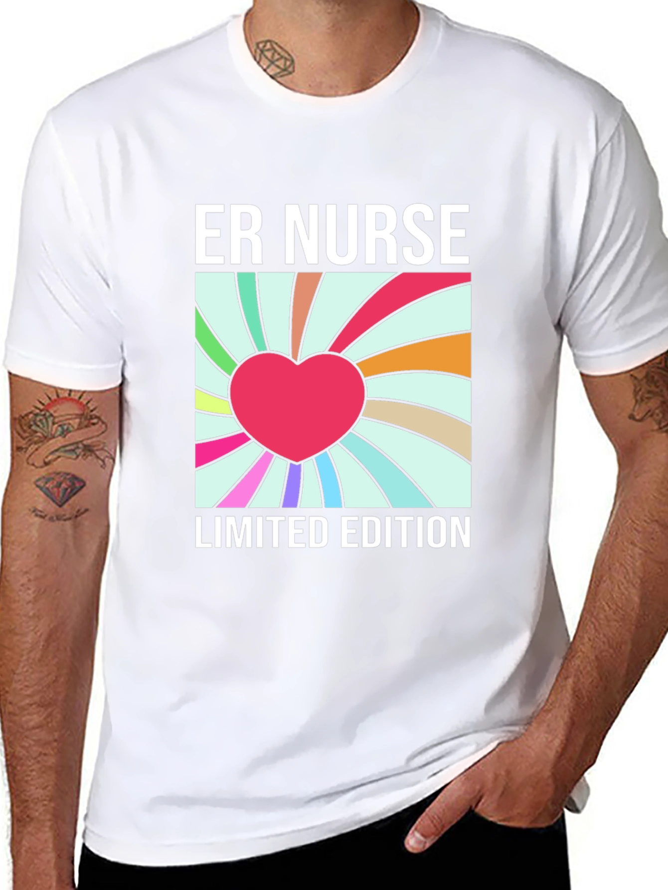 ER Nurse Limited Edition Heart T-Shirt
