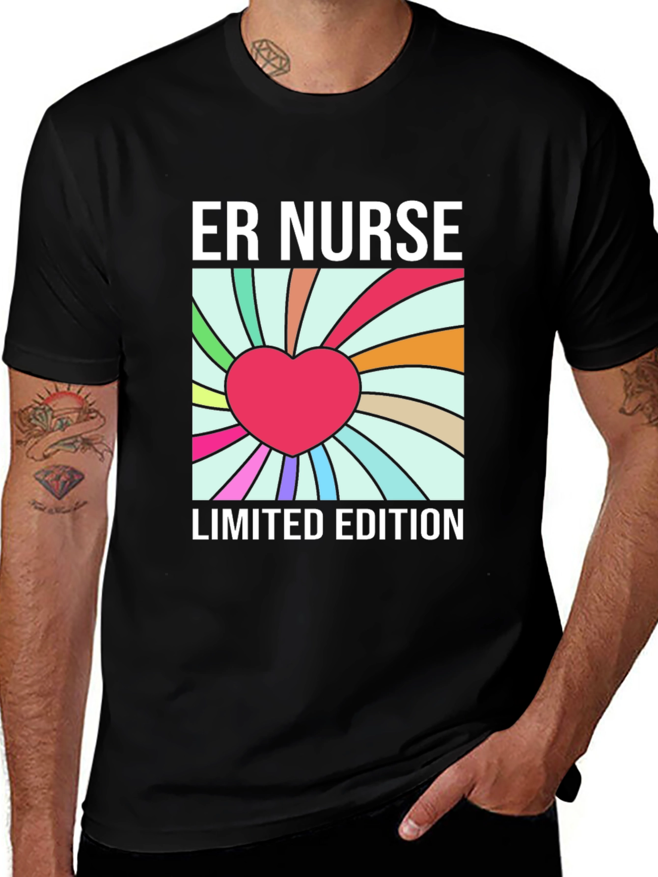 ER Nurse Limited Edition Heart T-Shirt