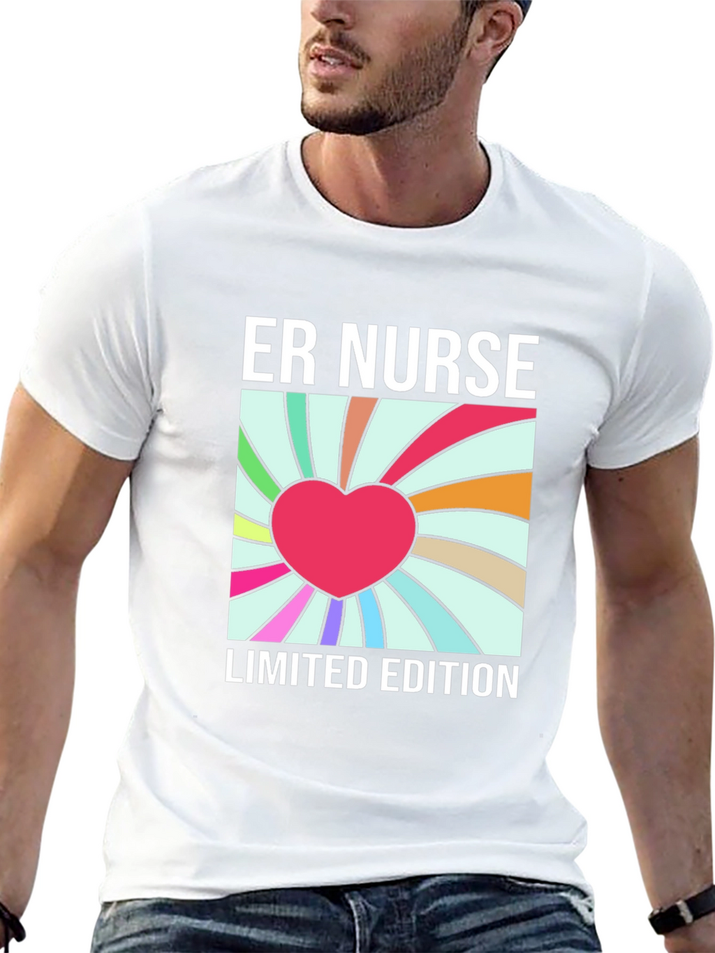 ER Nurse Limited Edition Heart T-Shirt