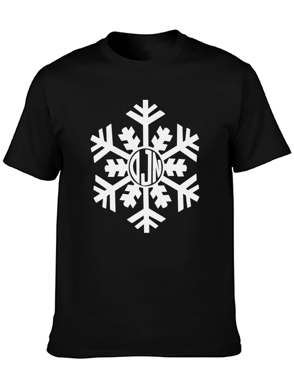 Monogrammed Snowflake Holiday T-Shirt