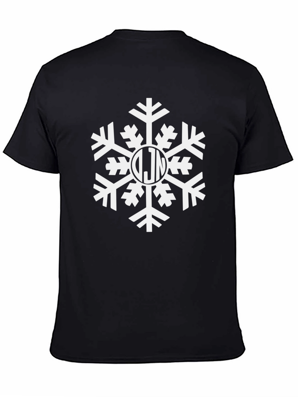Monogrammed Snowflake Holiday T-Shirt
