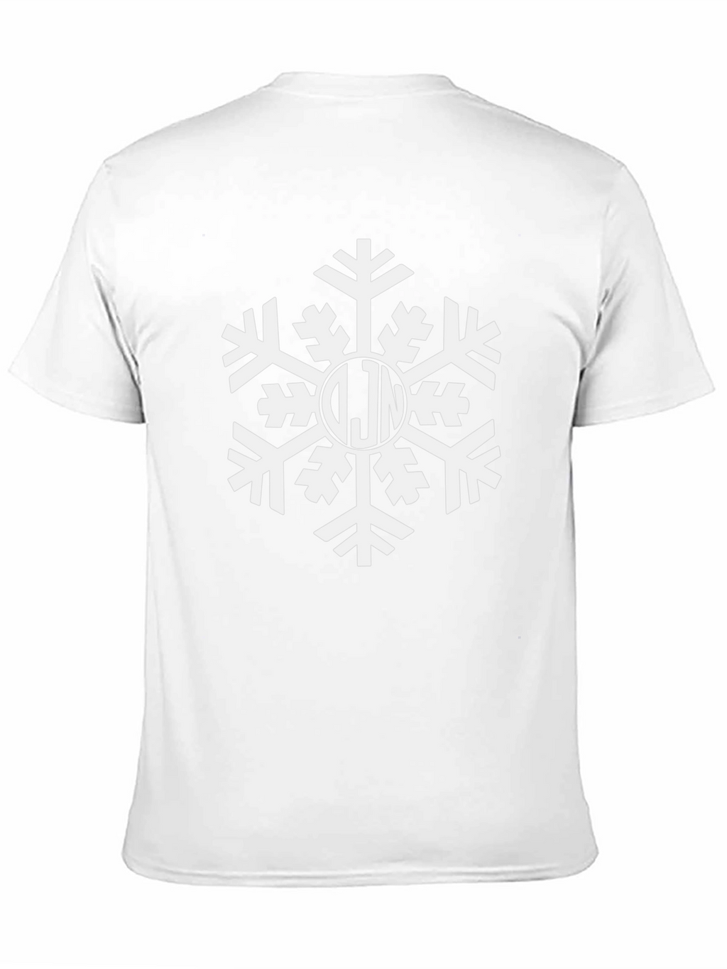 Monogrammed Snowflake Holiday T-Shirt