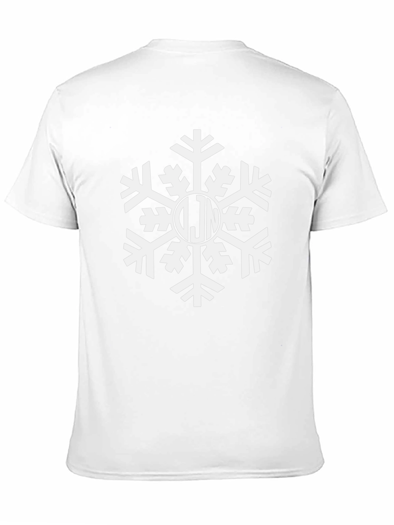 Monogrammed Snowflake Holiday T-Shirt