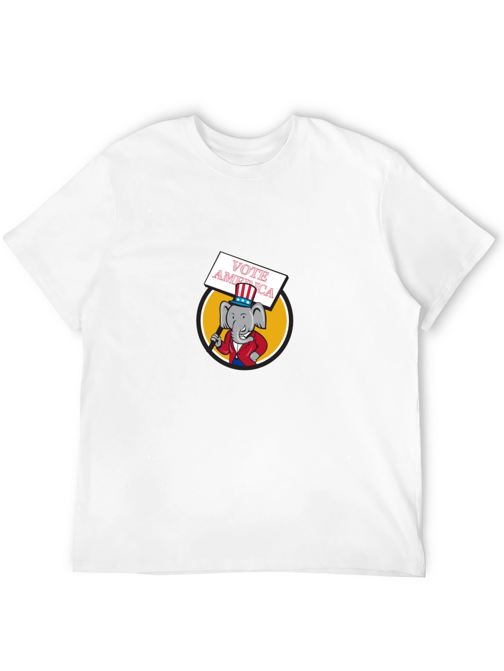 Vote America Elephant Graphic T-Shirt
