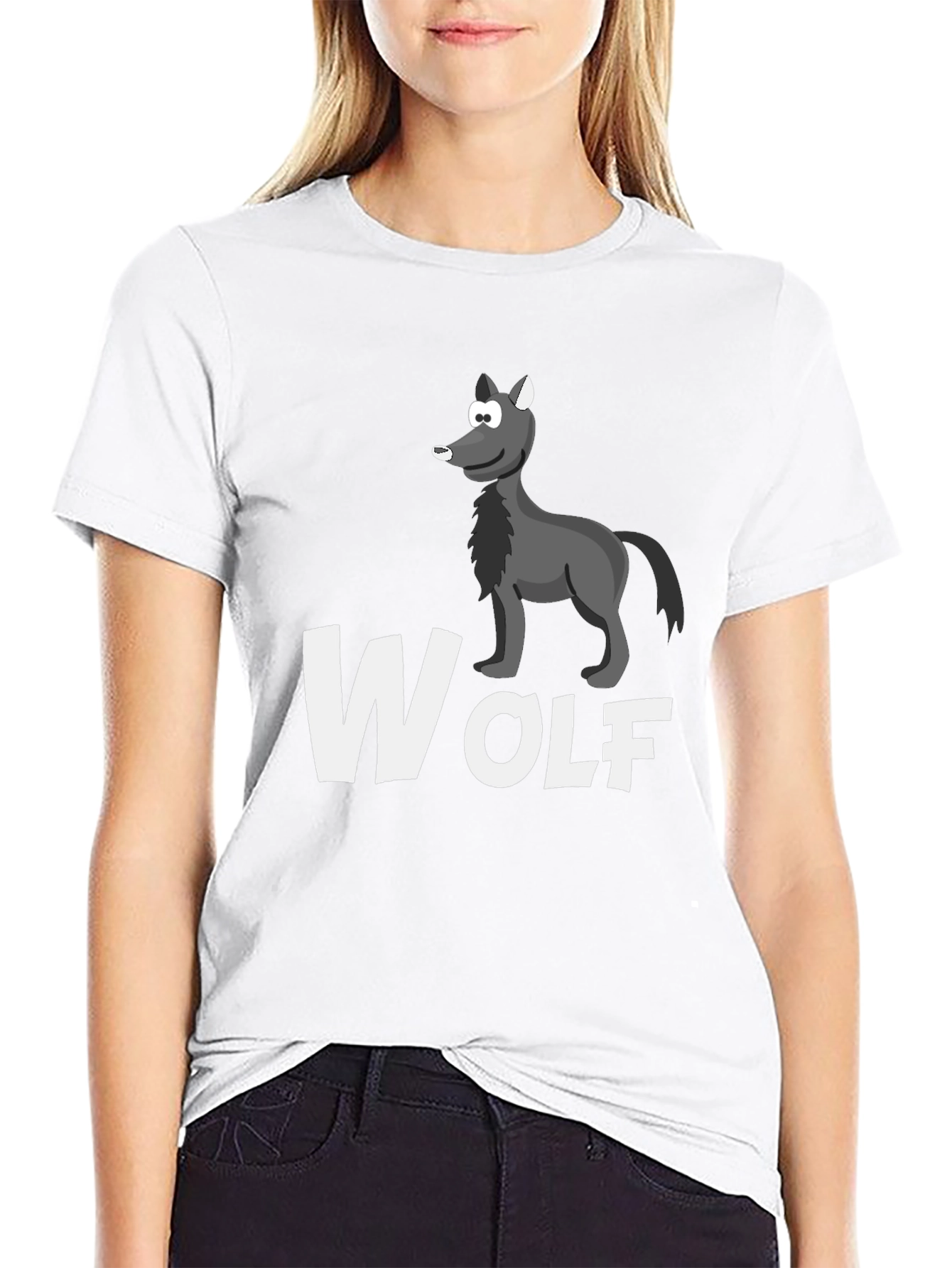Wolf Graphic T-Shirt - Mens Black Tee