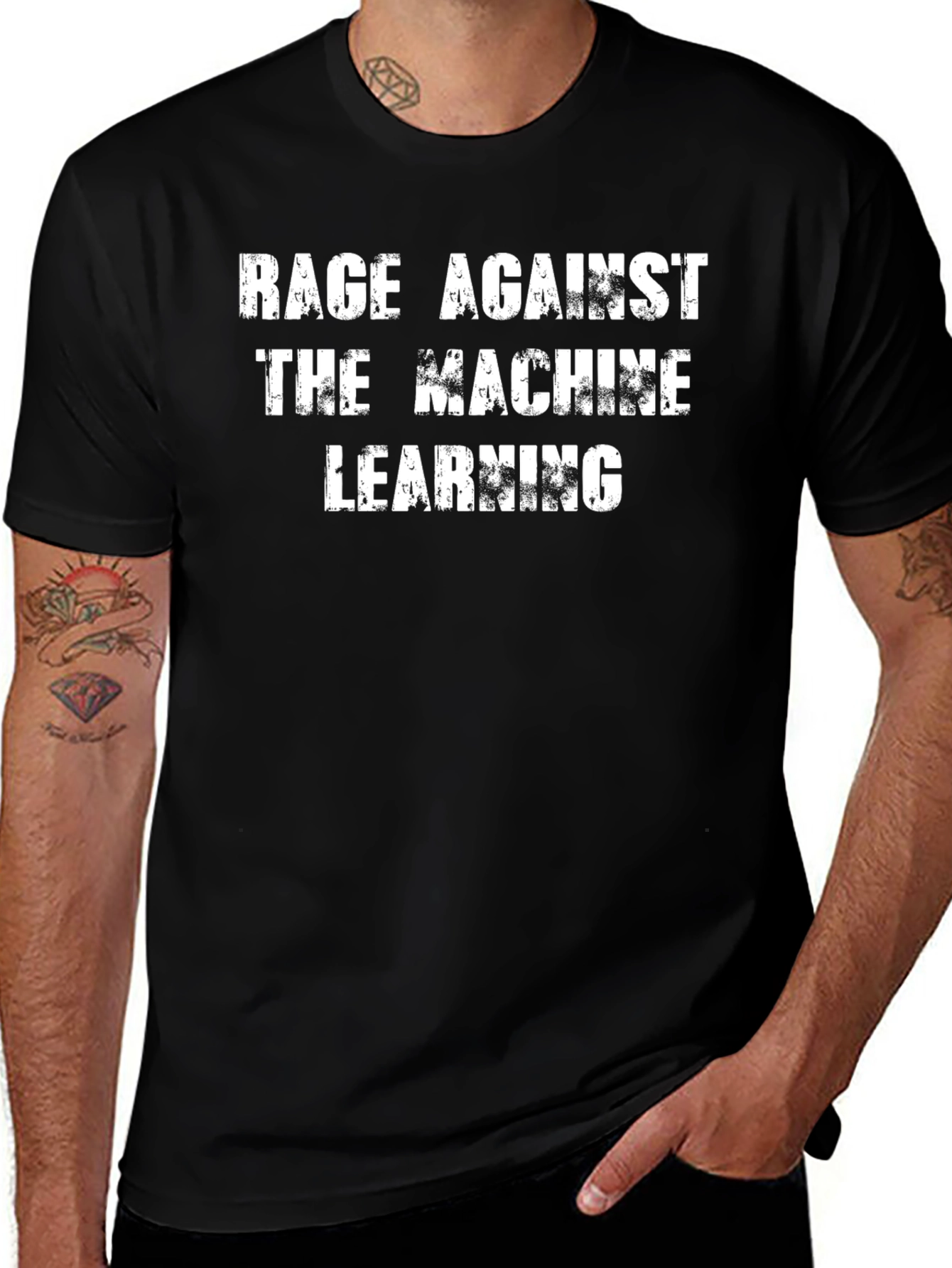 Rage Against the Machine Learning Graphic T-Shirt