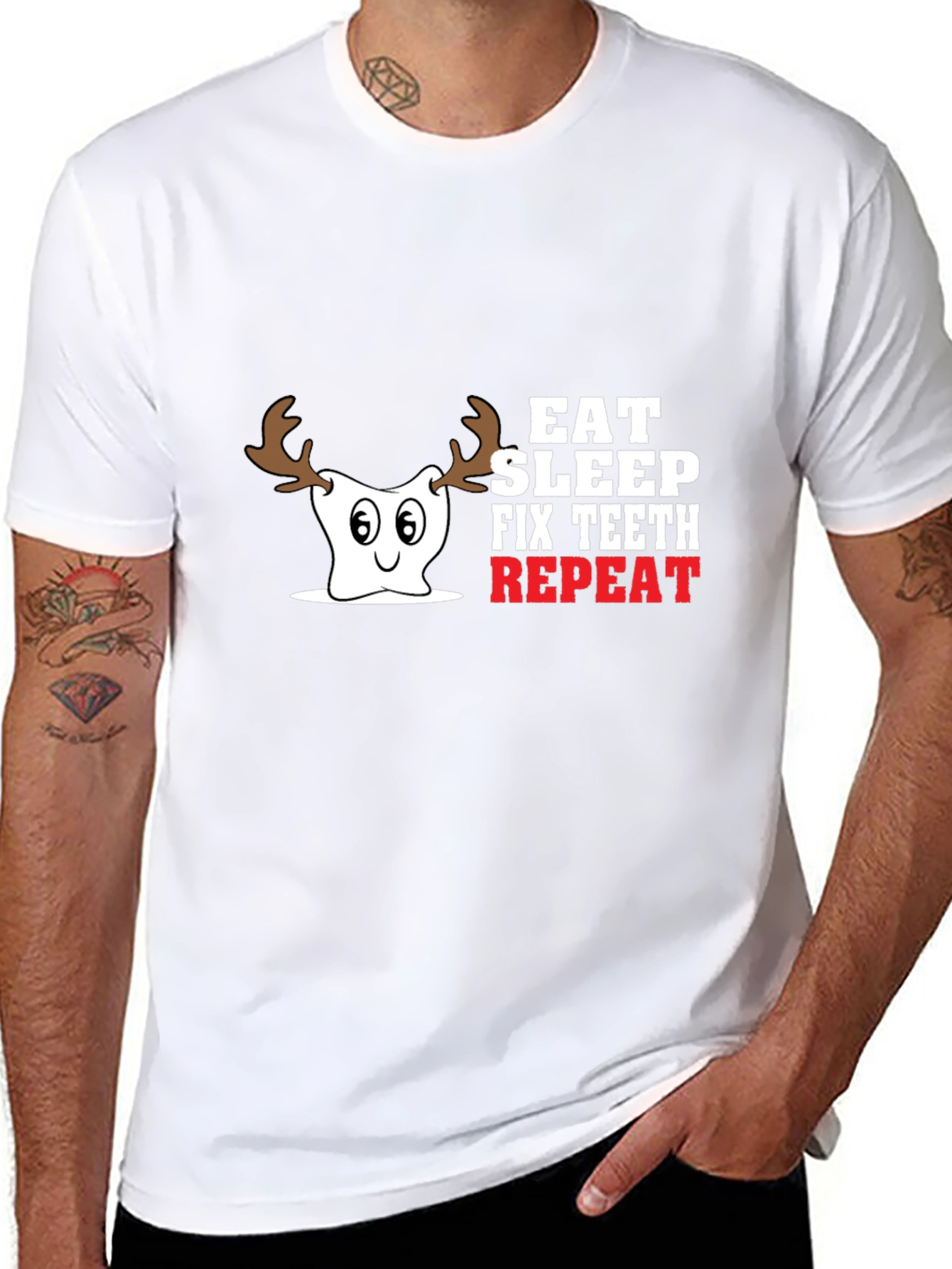 Eat Sleep Fix Teeth Repeat T-Shirt