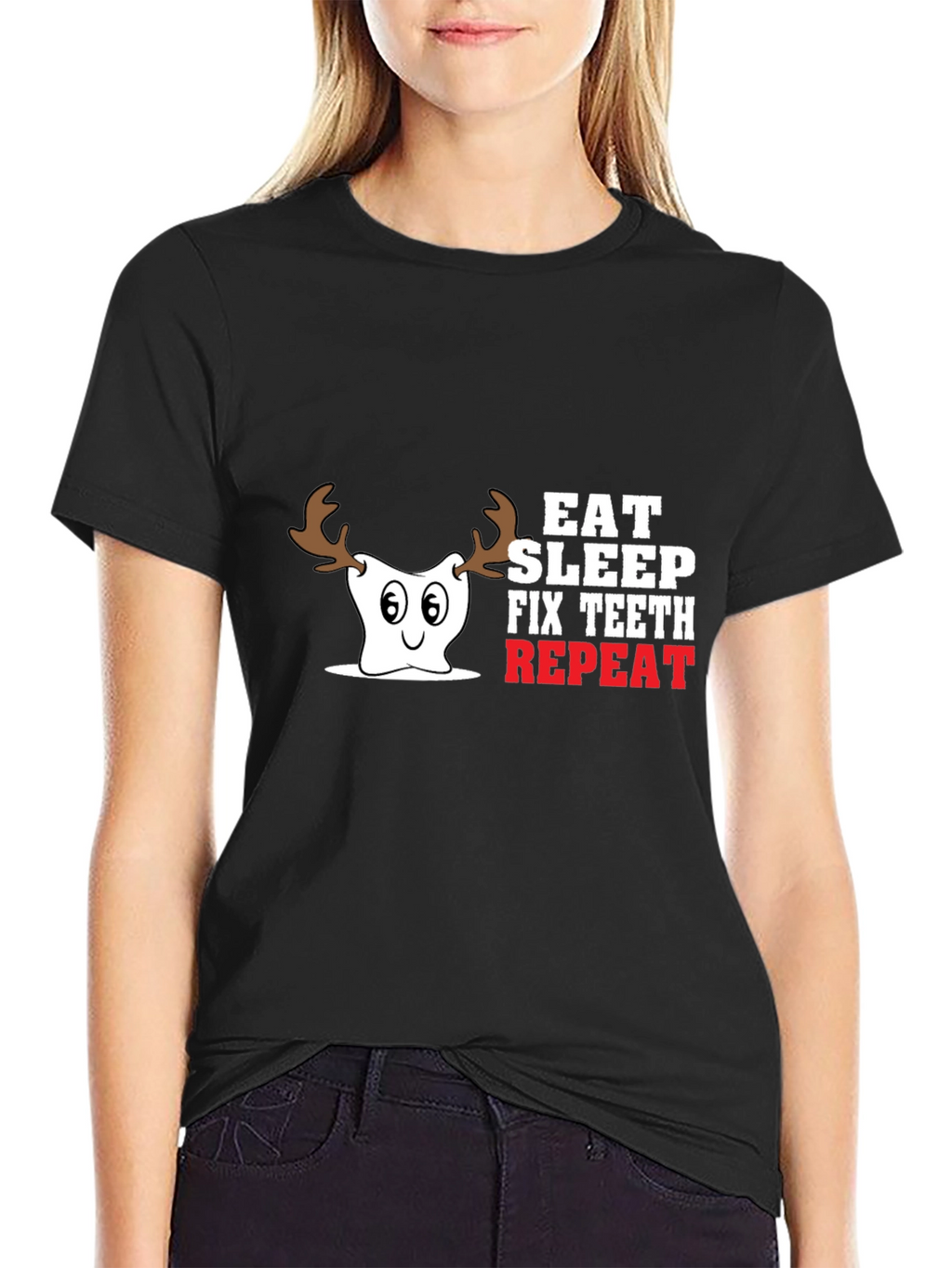 Eat Sleep Fix Teeth Repeat T-Shirt