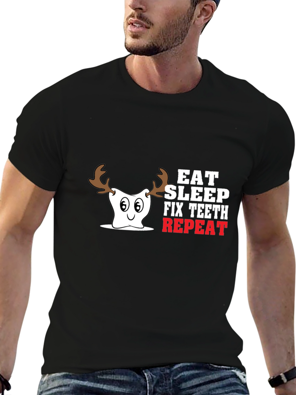 Eat Sleep Fix Teeth Repeat T-Shirt