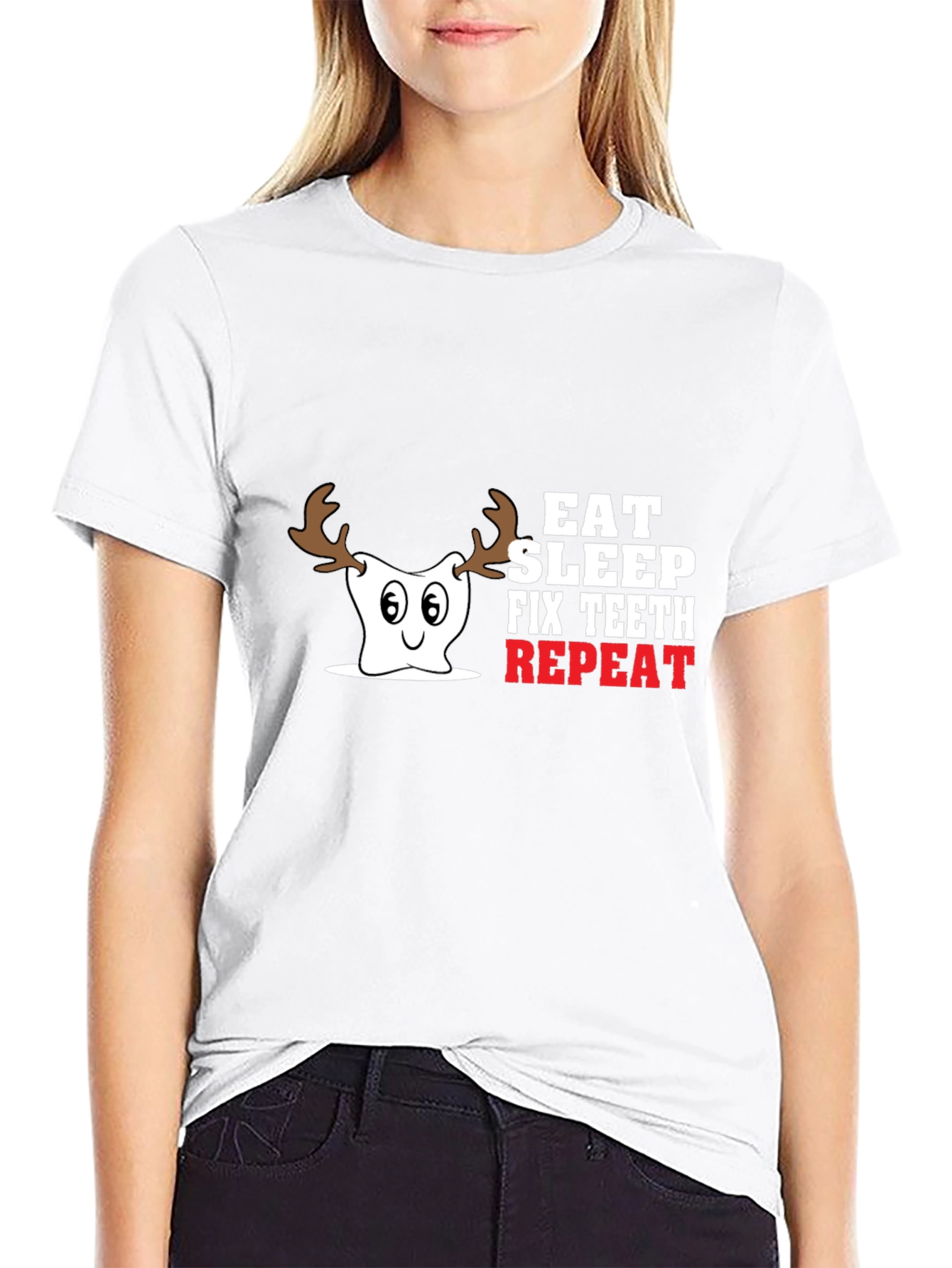 Eat Sleep Fix Teeth Repeat T-Shirt