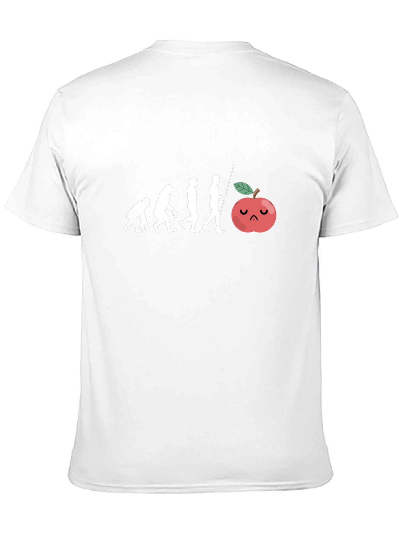 Evolution of Man to Apple T-Shirt