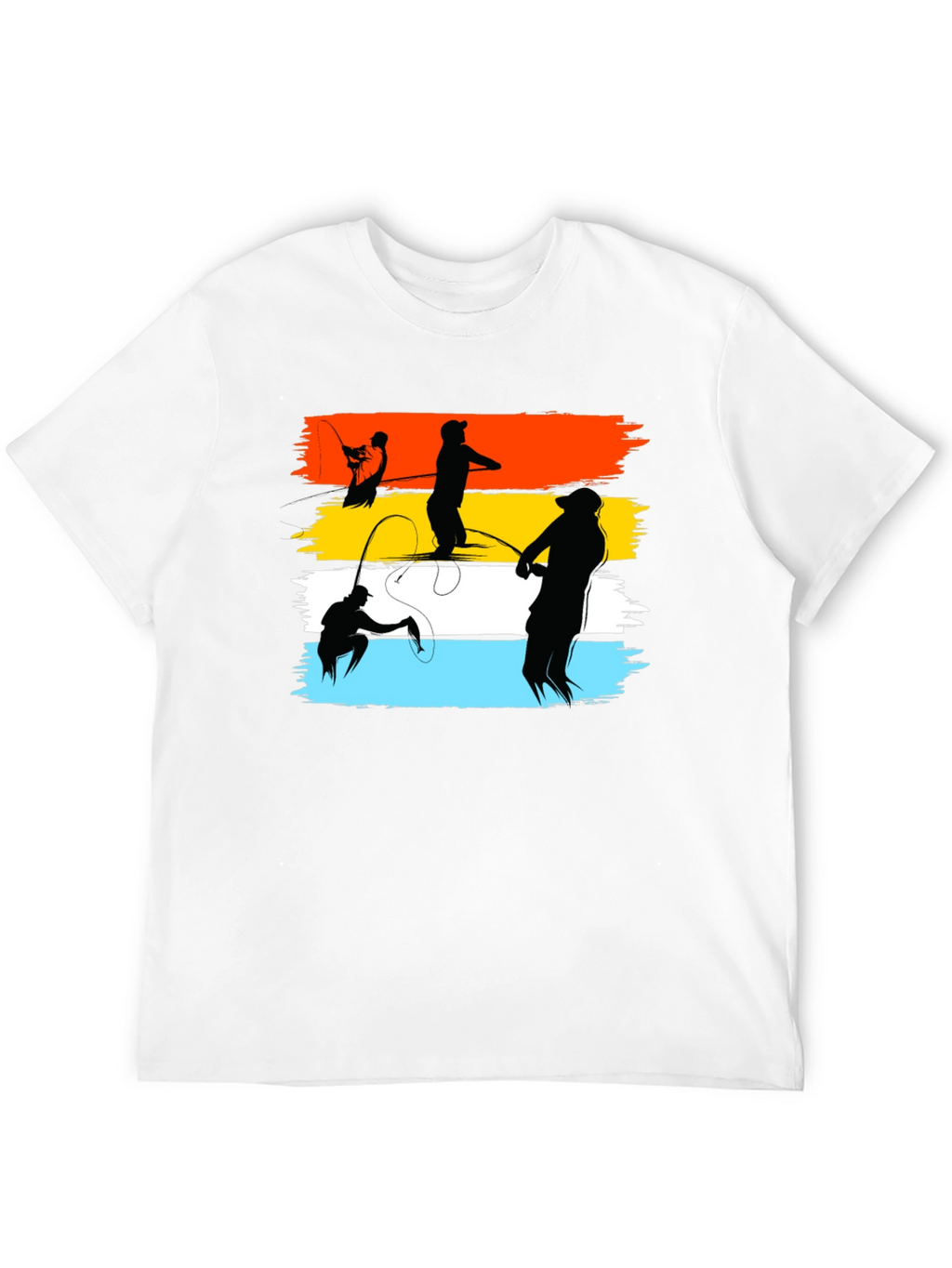 Fishing Silhouette T-Shirt - Anglers Dream Tee