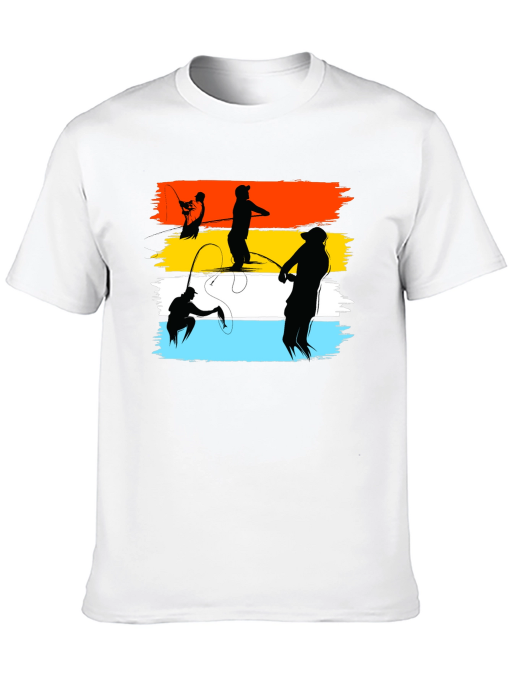 Fishing Silhouette T-Shirt - Anglers Dream Tee