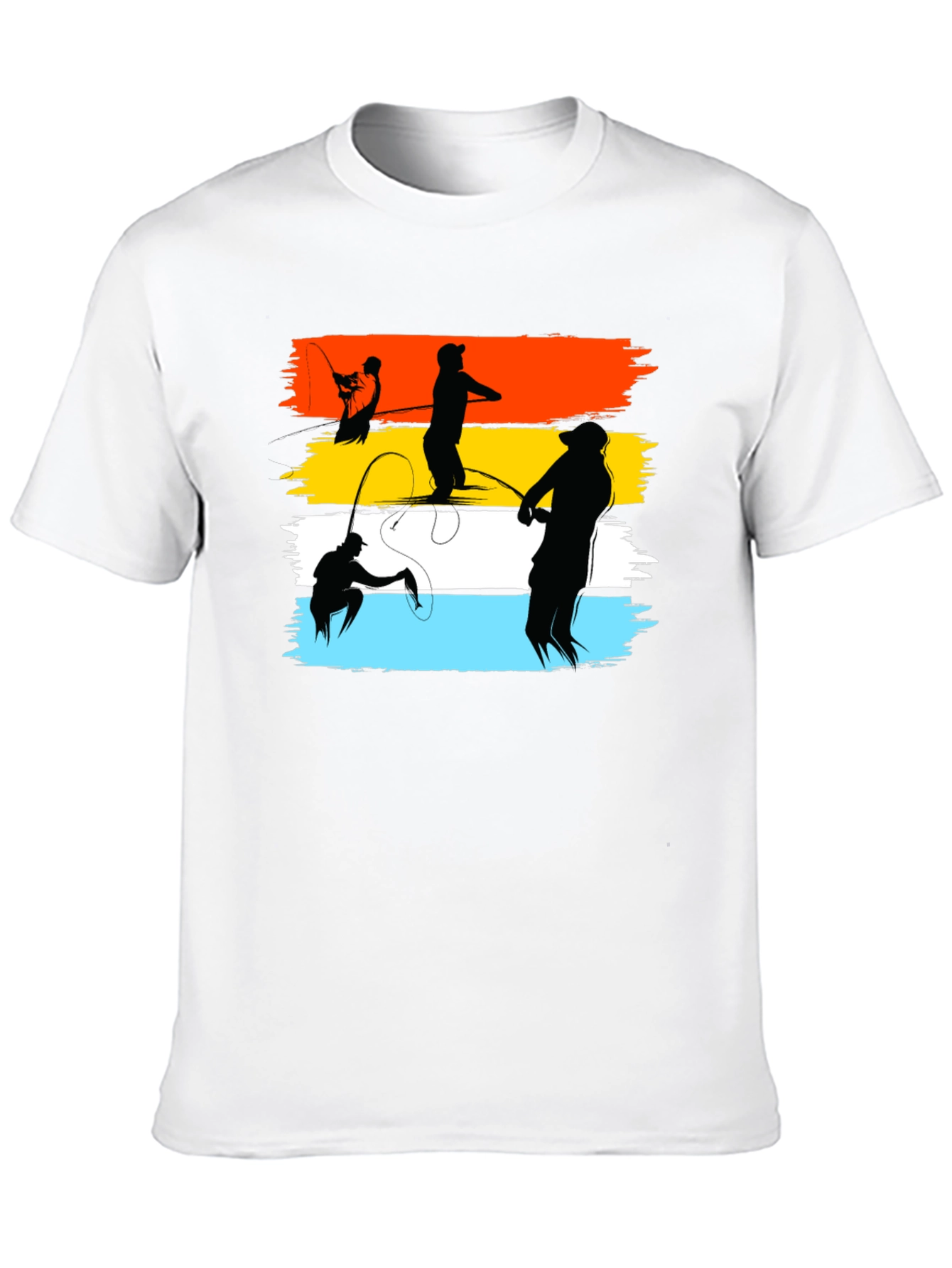 Fishing Silhouette T-Shirt - Anglers Dream Tee