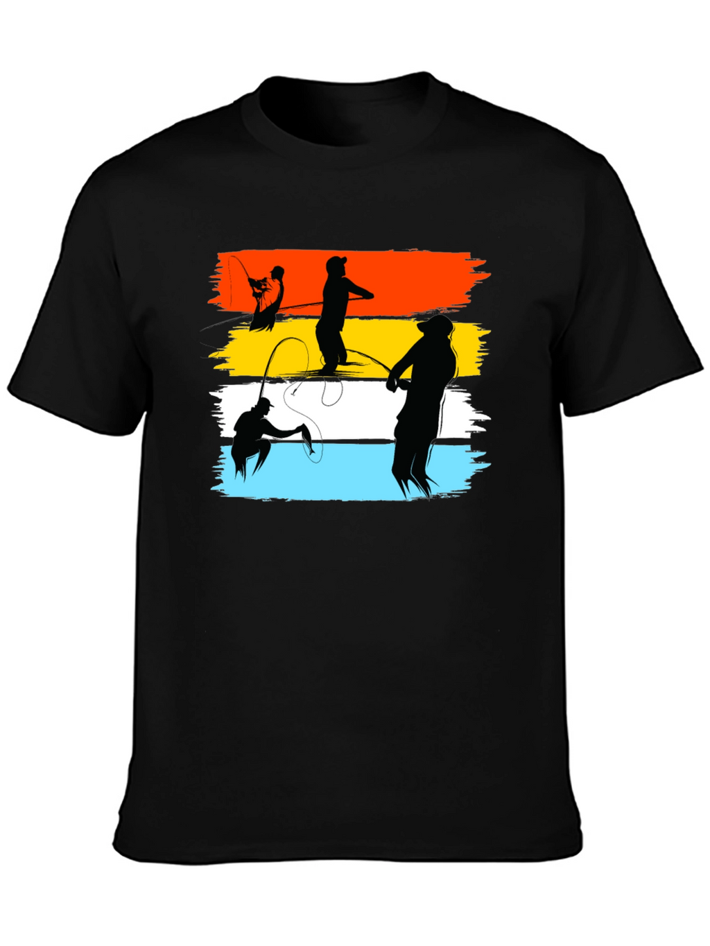 Fishing Silhouette T-Shirt - Anglers Dream Tee