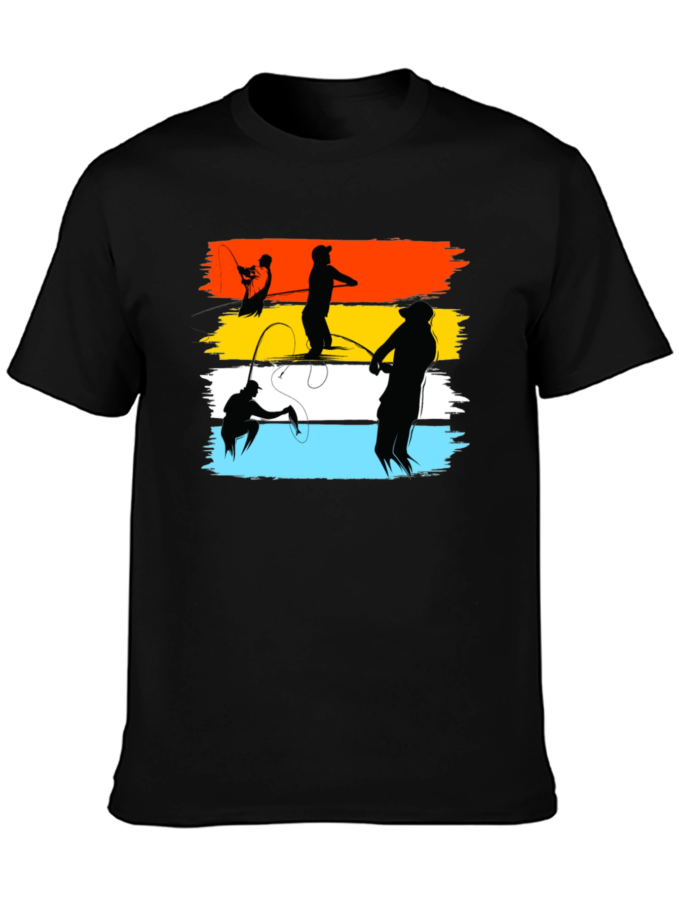 Fishing Silhouette T-Shirt - Anglers Dream Tee