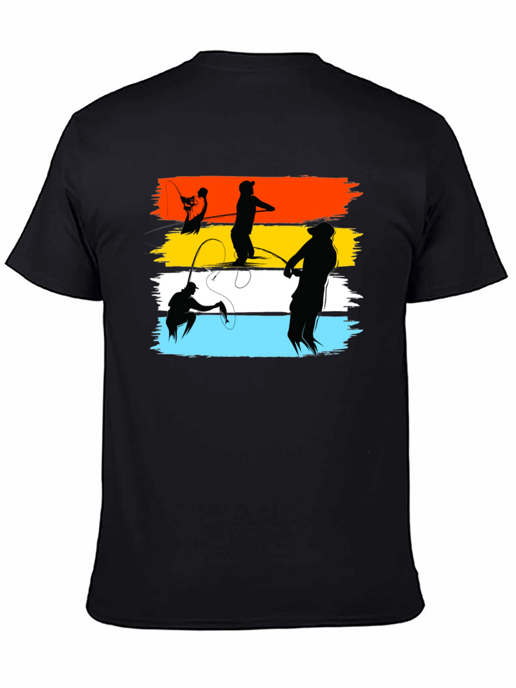 Fishing Silhouette T-Shirt - Anglers Dream Tee