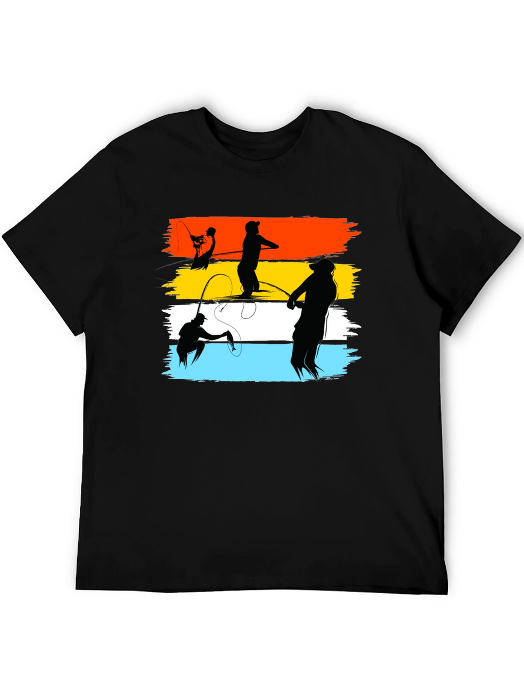 Fishing Silhouette T-Shirt - Anglers Dream Tee