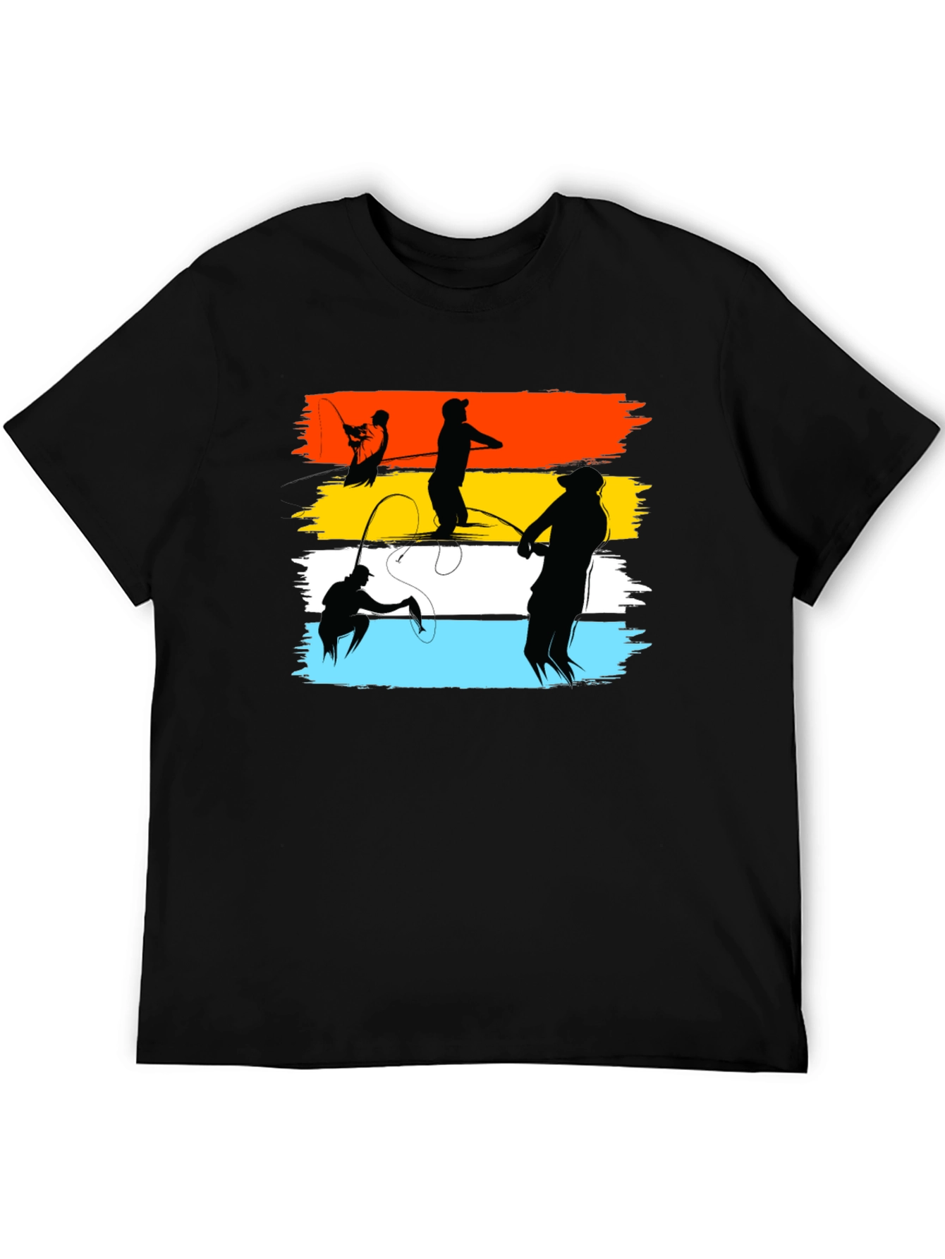 Fishing Silhouette T-Shirt - Anglers Dream Tee