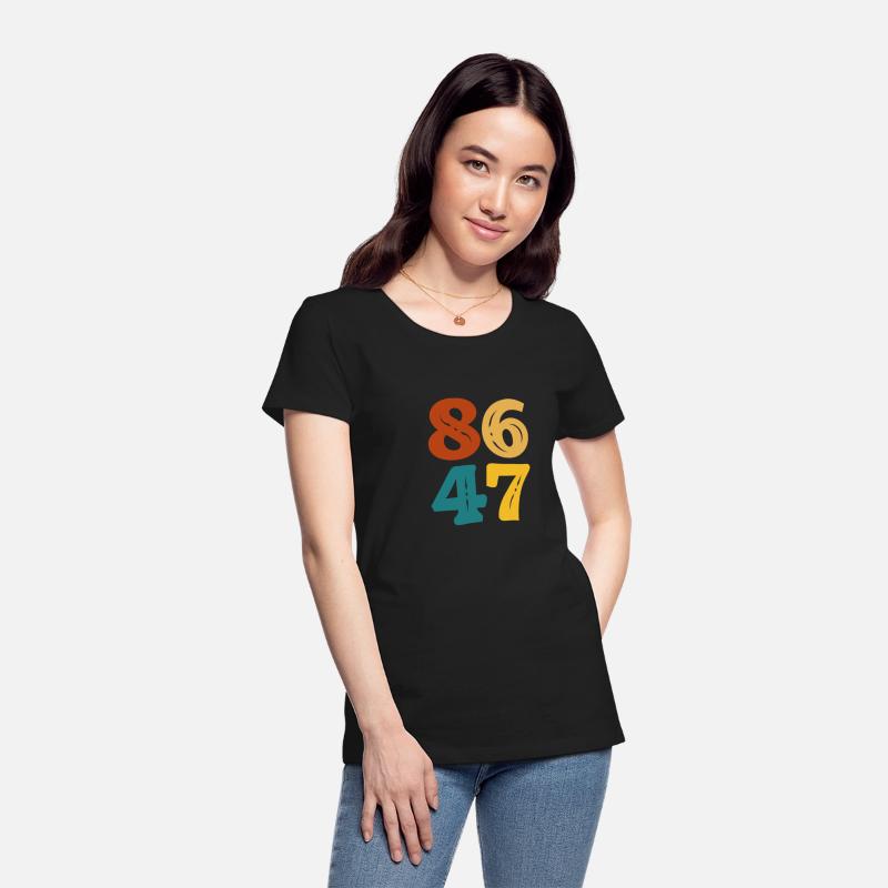 8647 Anti Trump 80s Rock Style Retro Vintage