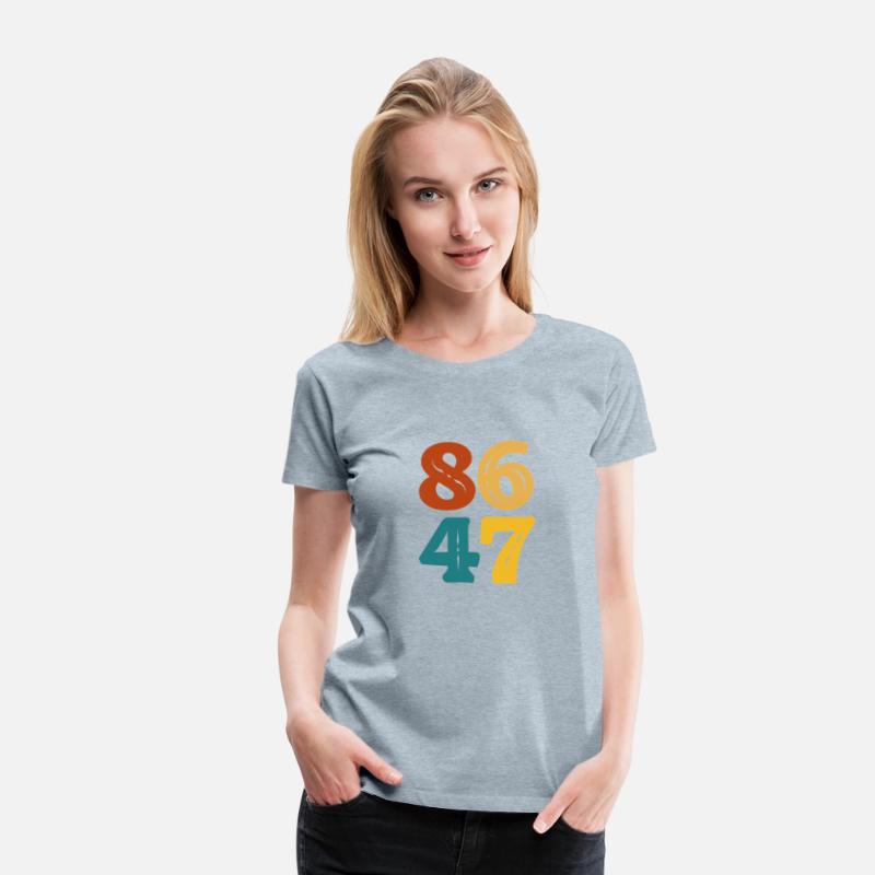 8647 Anti Trump 80s Rock Style Retro Vintage