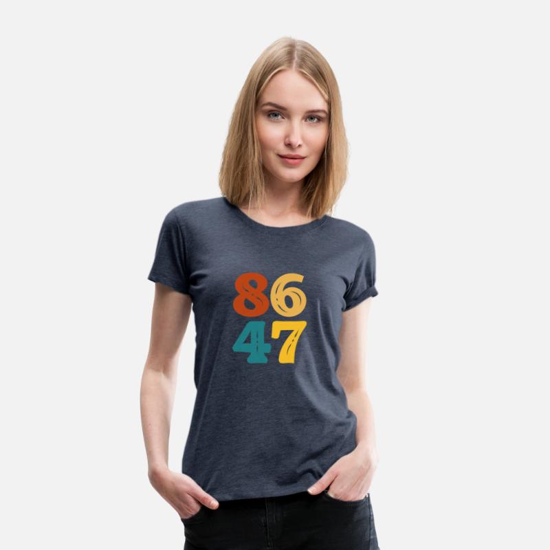 8647 Anti Trump 80s Rock Style Retro Vintage