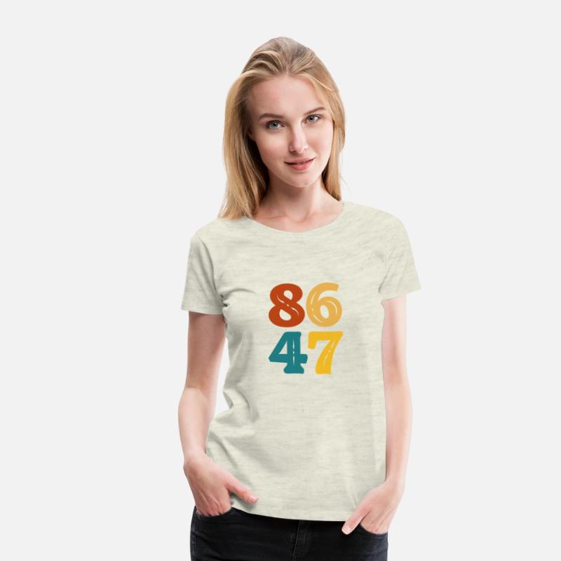 8647 Anti Trump 80s Rock Style Retro Vintage