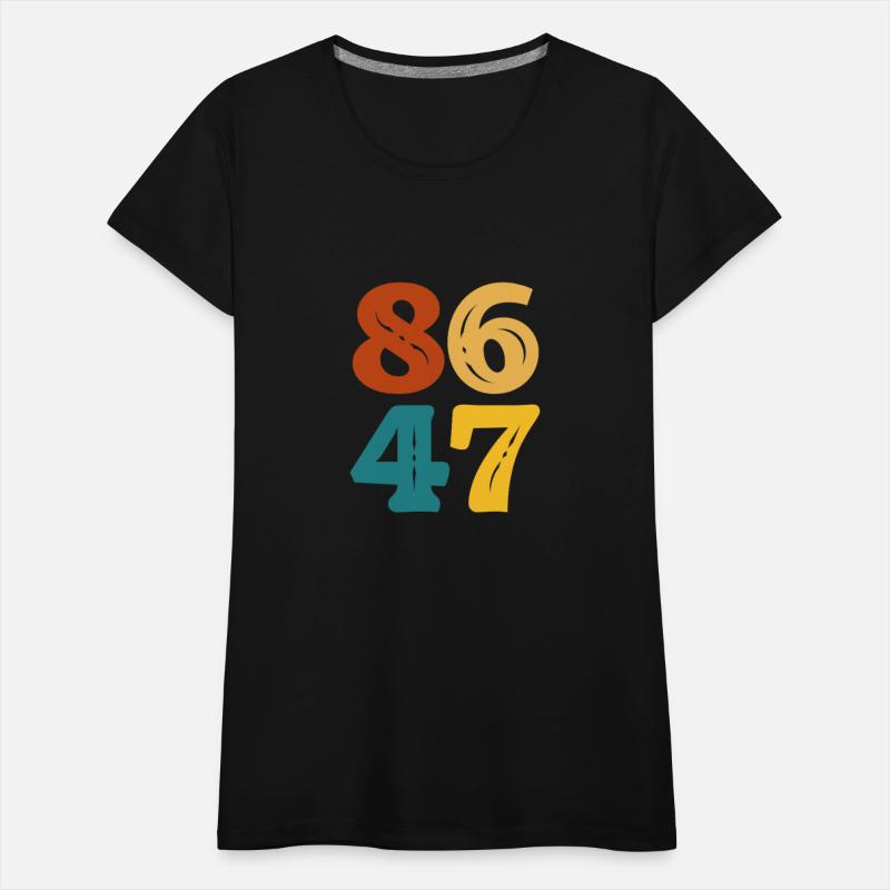 8647 Anti Trump 80s Rock Style Retro Vintage