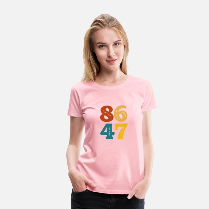 8647 Anti Trump 80s Rock Style Retro Vintage