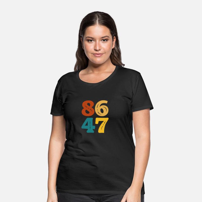 8647 Anti Trump 80s Rock Style Retro Vintage