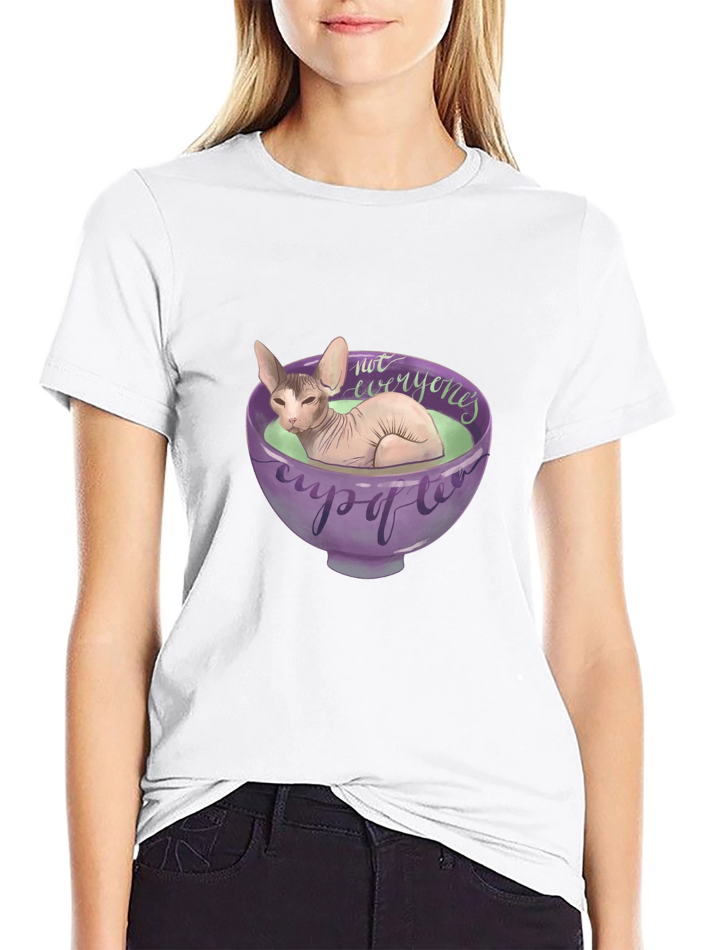 Sphynx Cat Not Everyones Cup of Tea T-Shirt