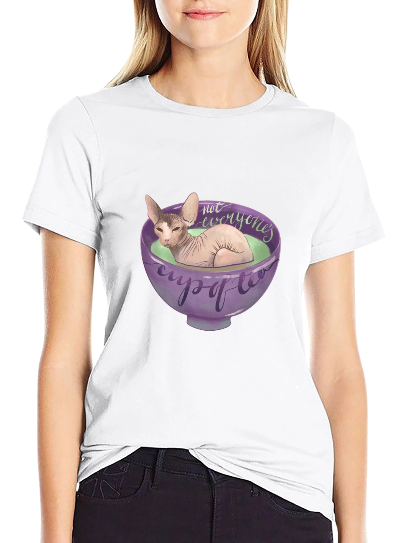 Sphynx Cat Not Everyones Cup of Tea T-Shirt