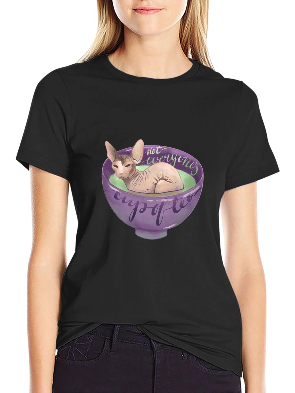 Sphynx Cat Not Everyones Cup of Tea T-Shirt