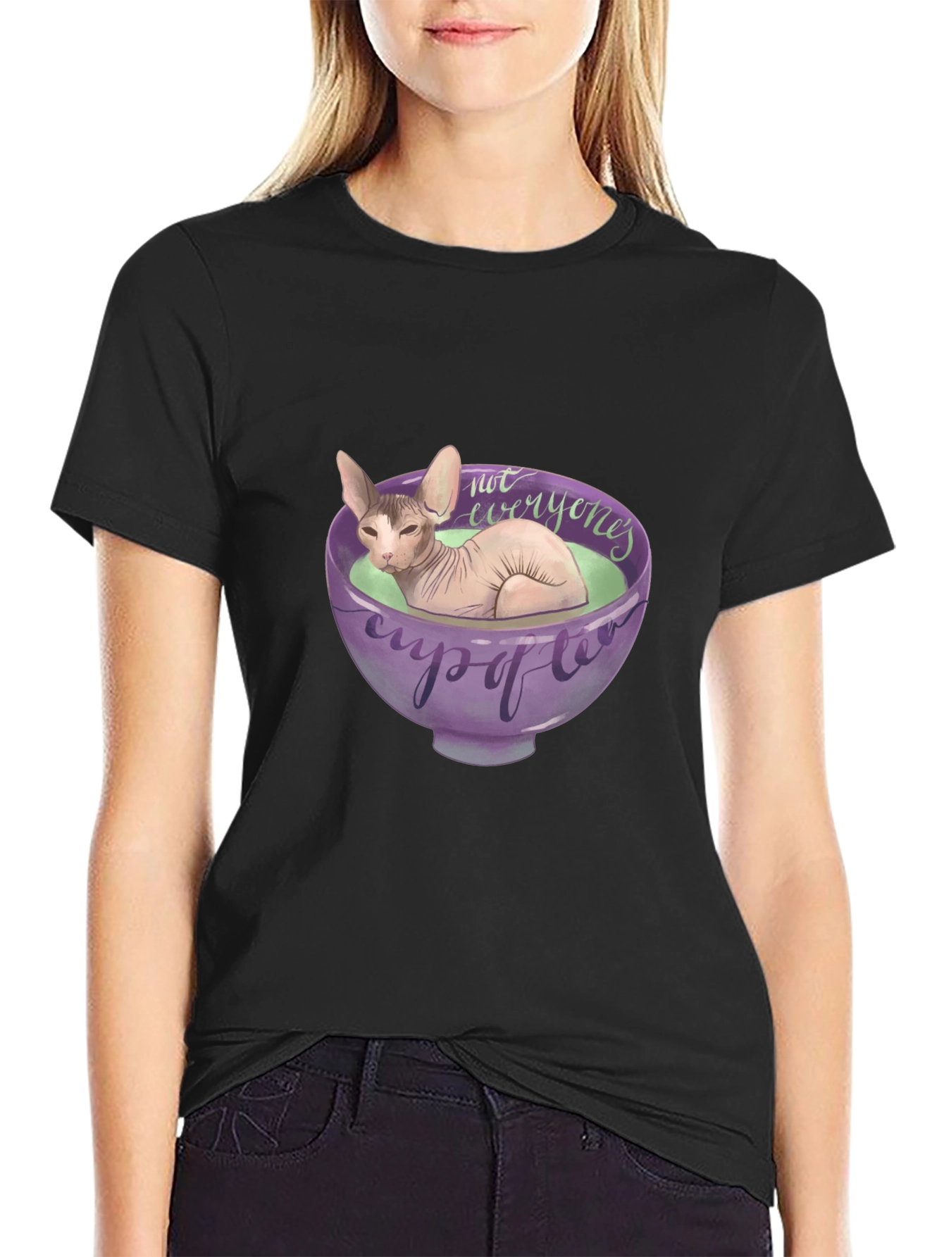 Sphynx Cat Not Everyones Cup of Tea T-Shirt