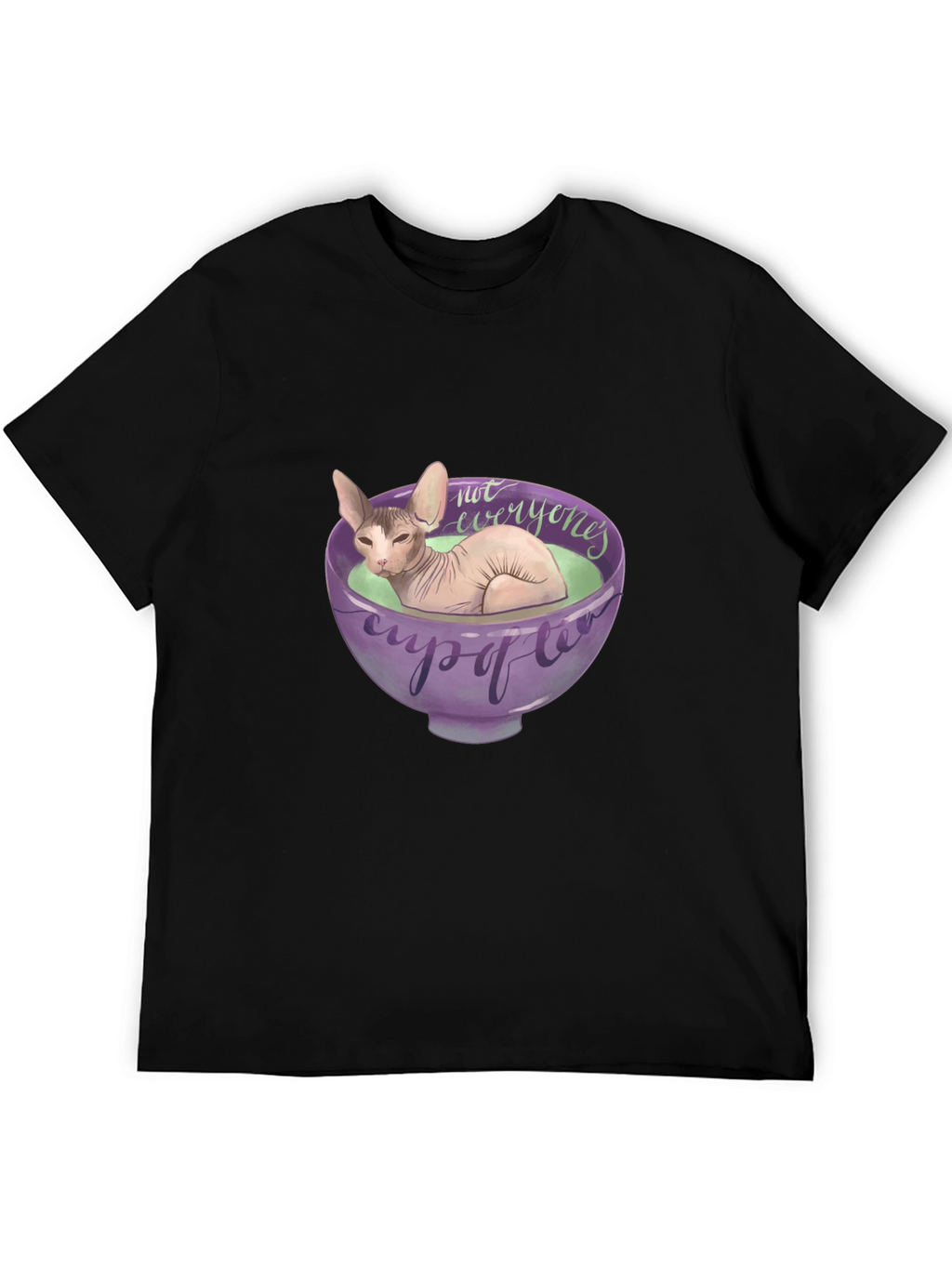 Sphynx Cat Not Everyones Cup of Tea T-Shirt