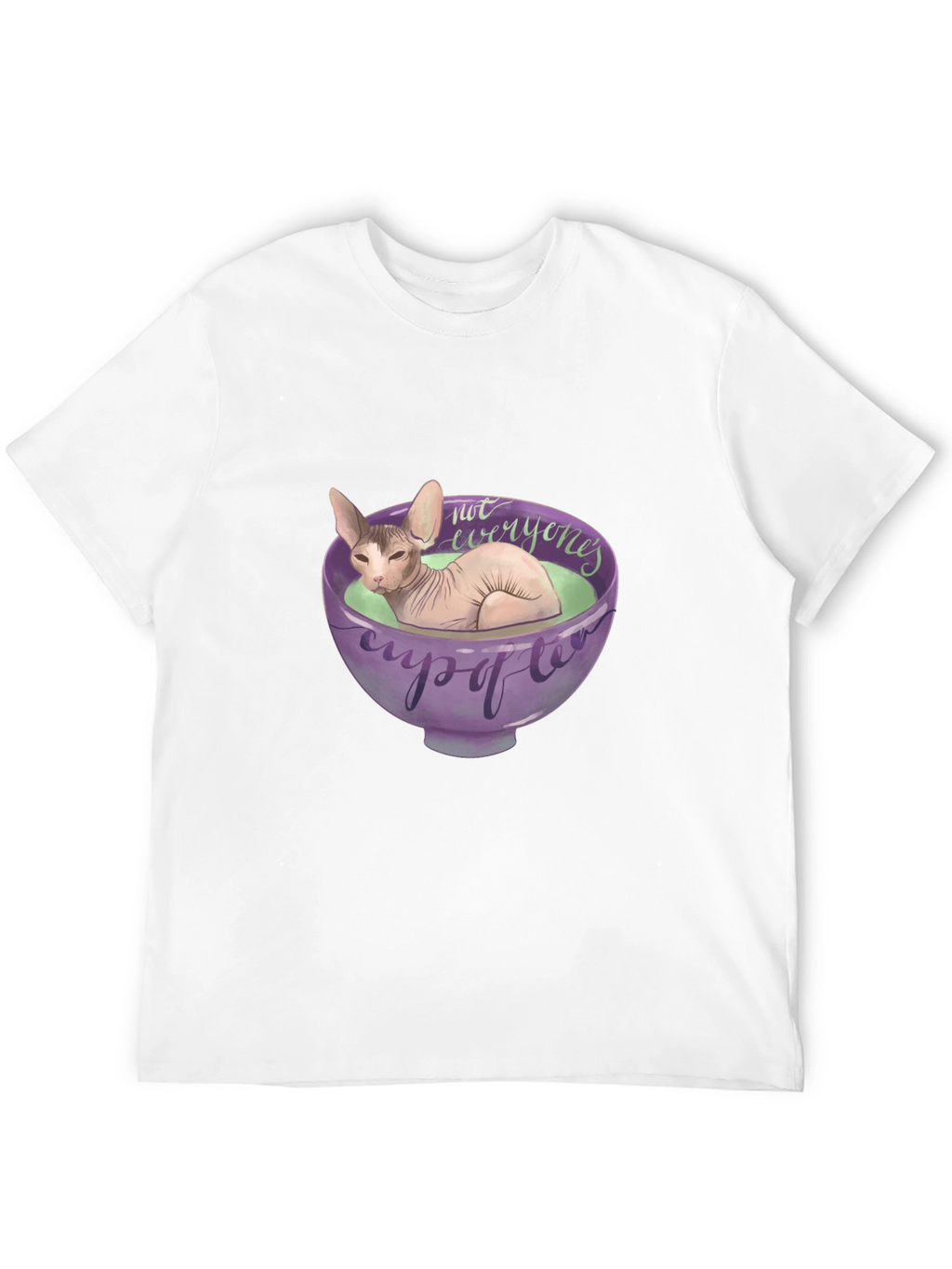 Sphynx Cat Not Everyones Cup of Tea T-Shirt